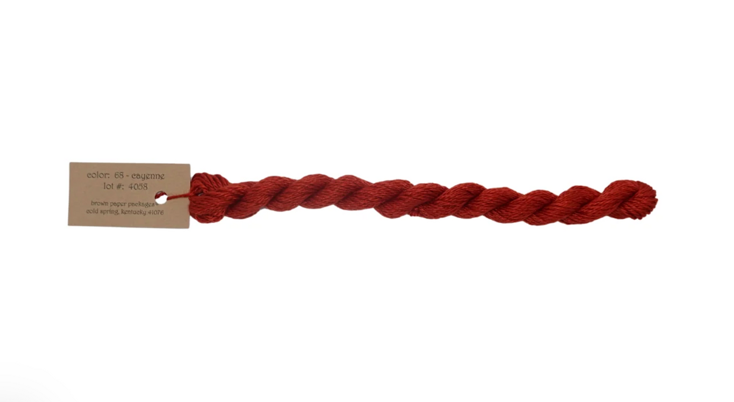 Silk & Ivory Skein - Cayenne 068