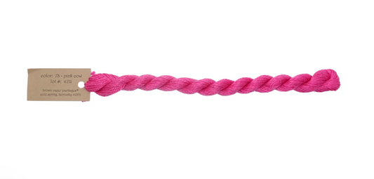 Silk & Ivory Skein - Pink Cow 073