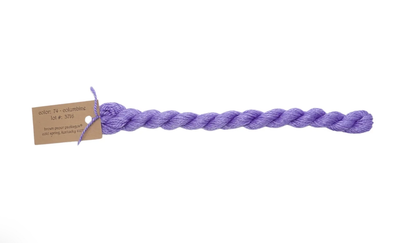 Silk & Ivory Skein - Columbine 074
