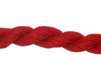 Silk & Ivory Skein - Red Hot 093