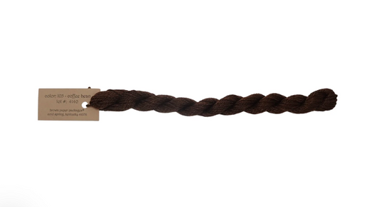Silk & Ivory Skein - Coffee Bean 105