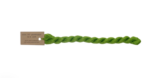 Silk & Ivory Skein - Grasshopper 145
