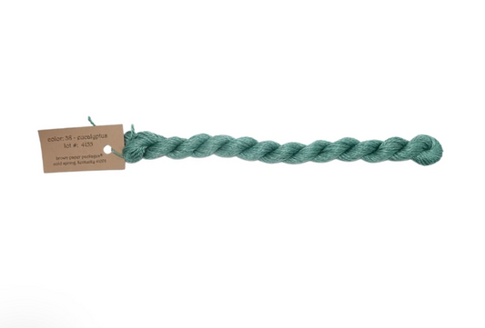 Silk & Ivory Skein - Eucalyptus 038