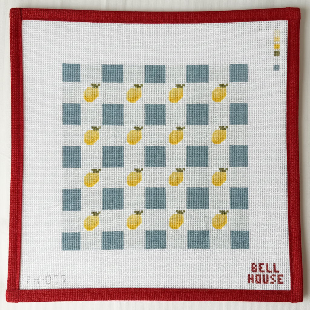 Lemon Plaid 8"