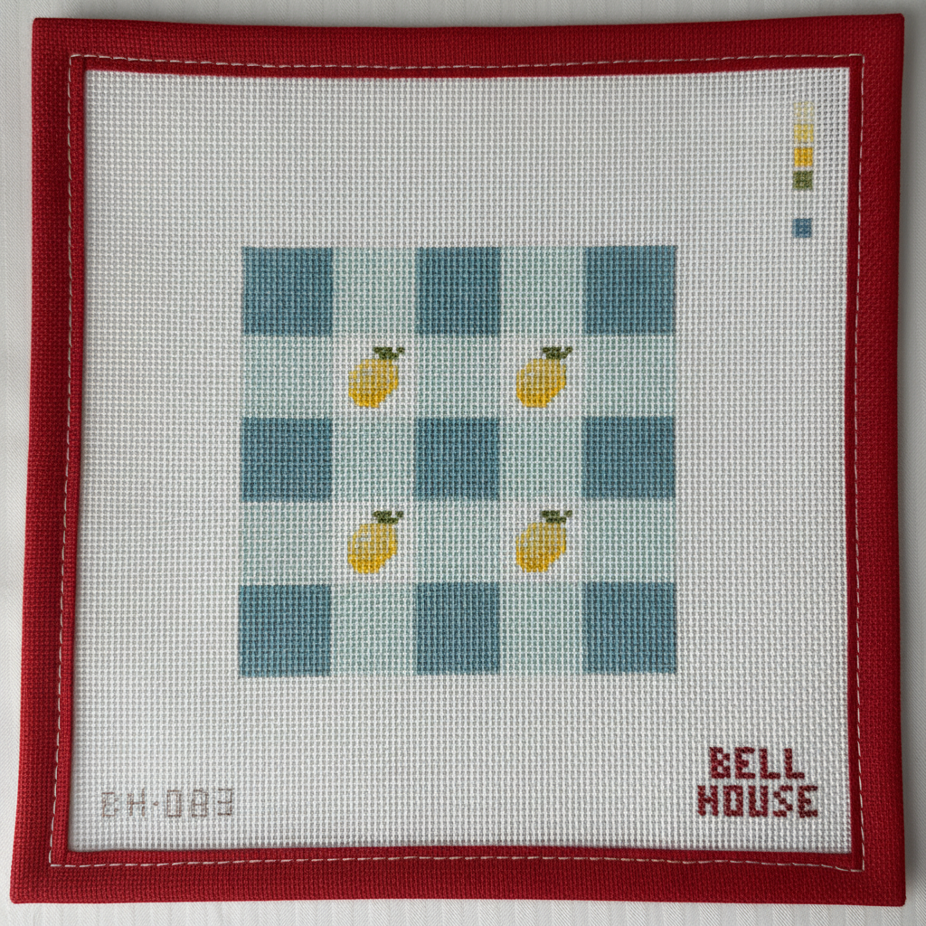 Lemon Plaid 4"