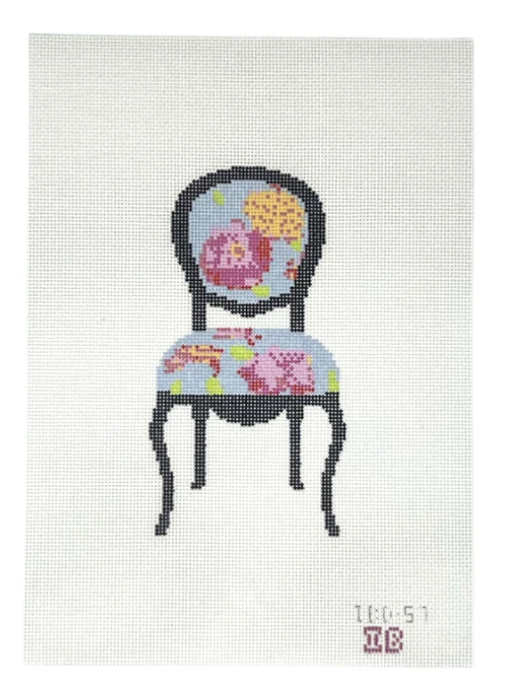 Floral Slipper Chair