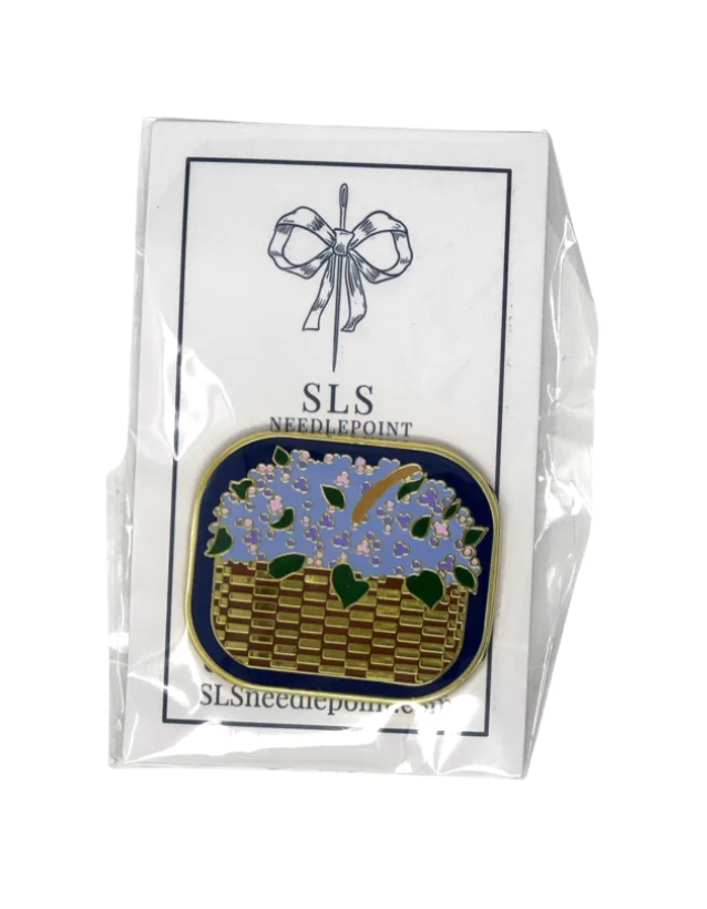Hydrangea Basket Needle Minder