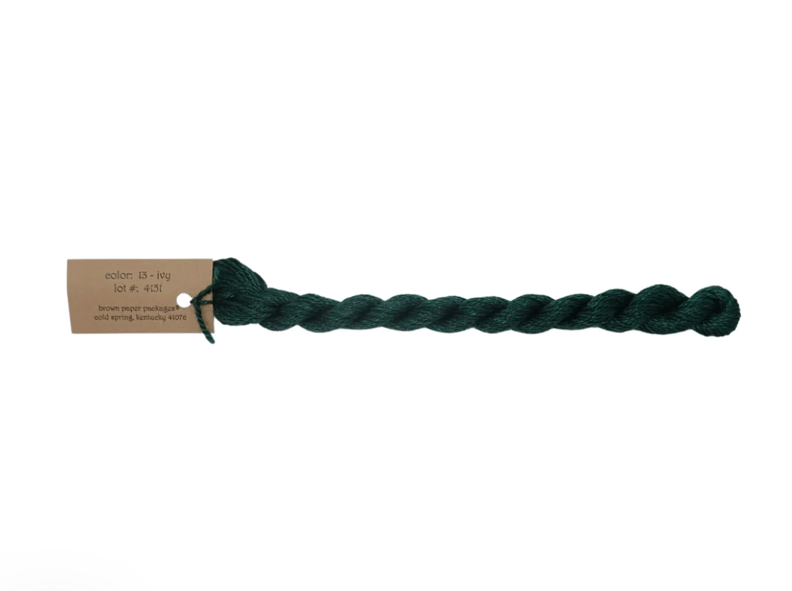 Silk & Ivory Skein - Ivy 13