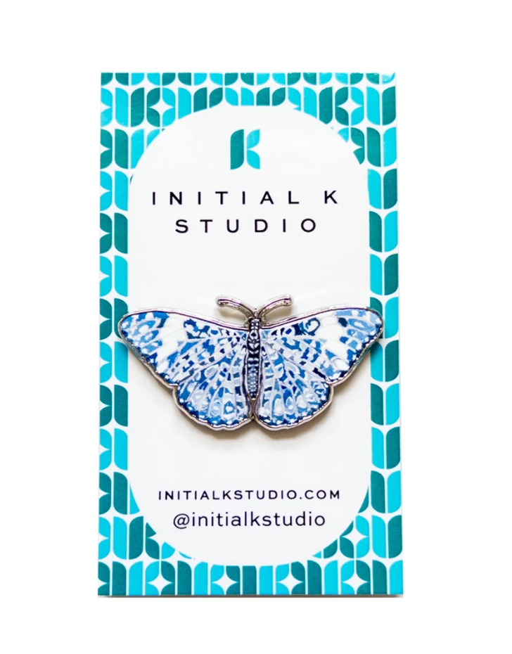 Chinoiserie Butterfly Needle Minder