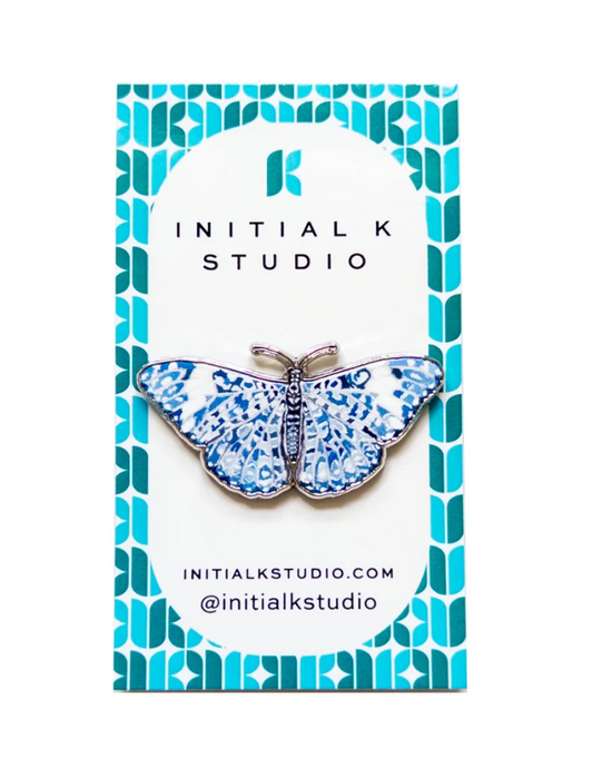 Chinoiserie Butterfly Needle Minder