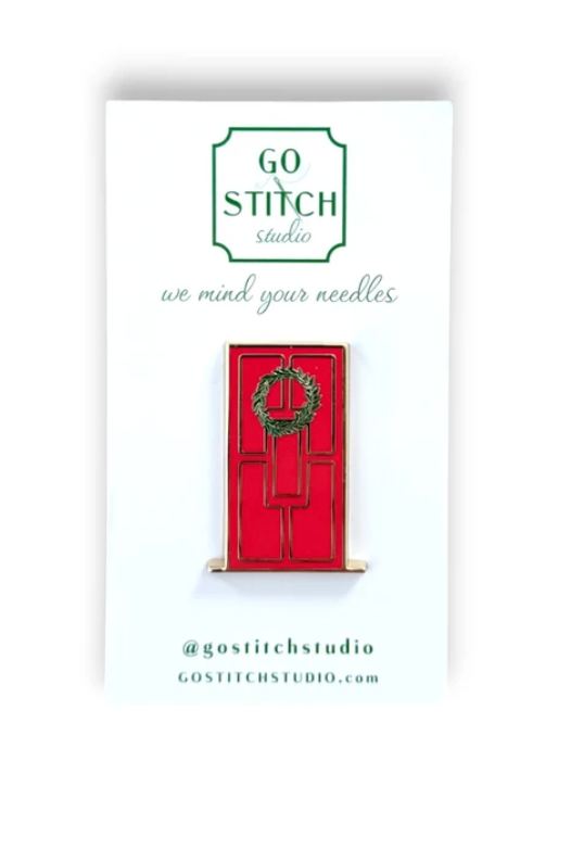 Red Door Wreath Needle Minder