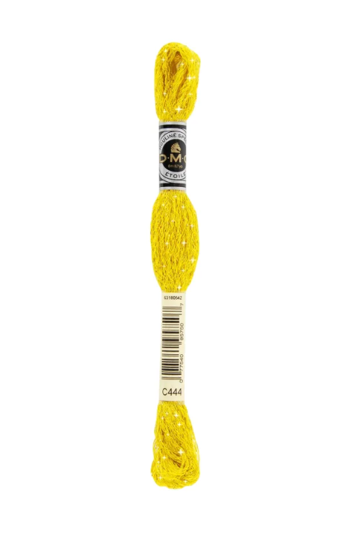 DMC Etoile Floss 444 Dark Lemon