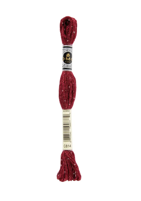 DMC Etoile Floss 814 Dark Garnet