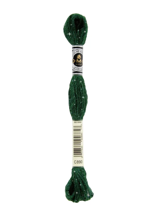 DMC Etoile 890 Ultra Dark Pistachio Green