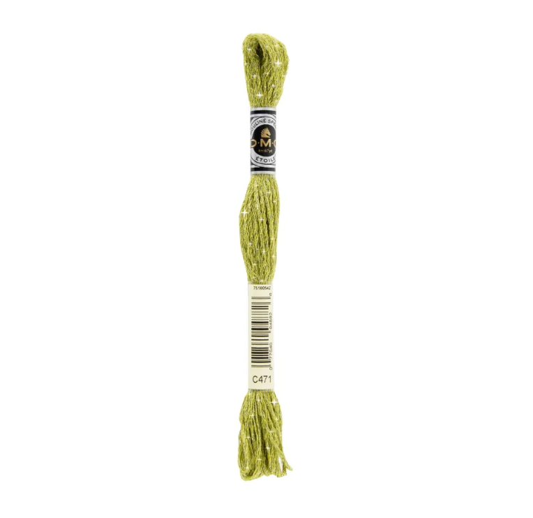 DMC Etoile 471 Very Light Avocado Green