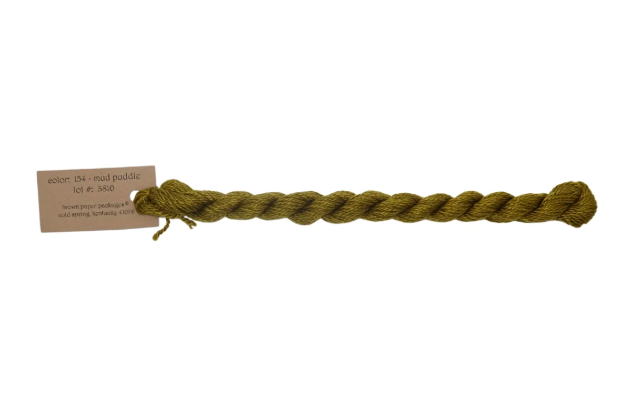 Silk & Ivory Skein - Mud Puddle