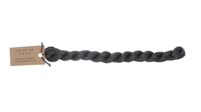 Silk & Ivory Skein - Seal