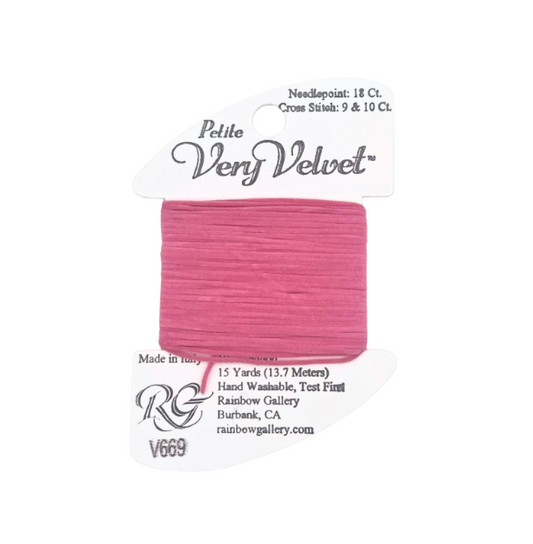 PETITE VERY VELVET BUBBLE GUM CARD v680