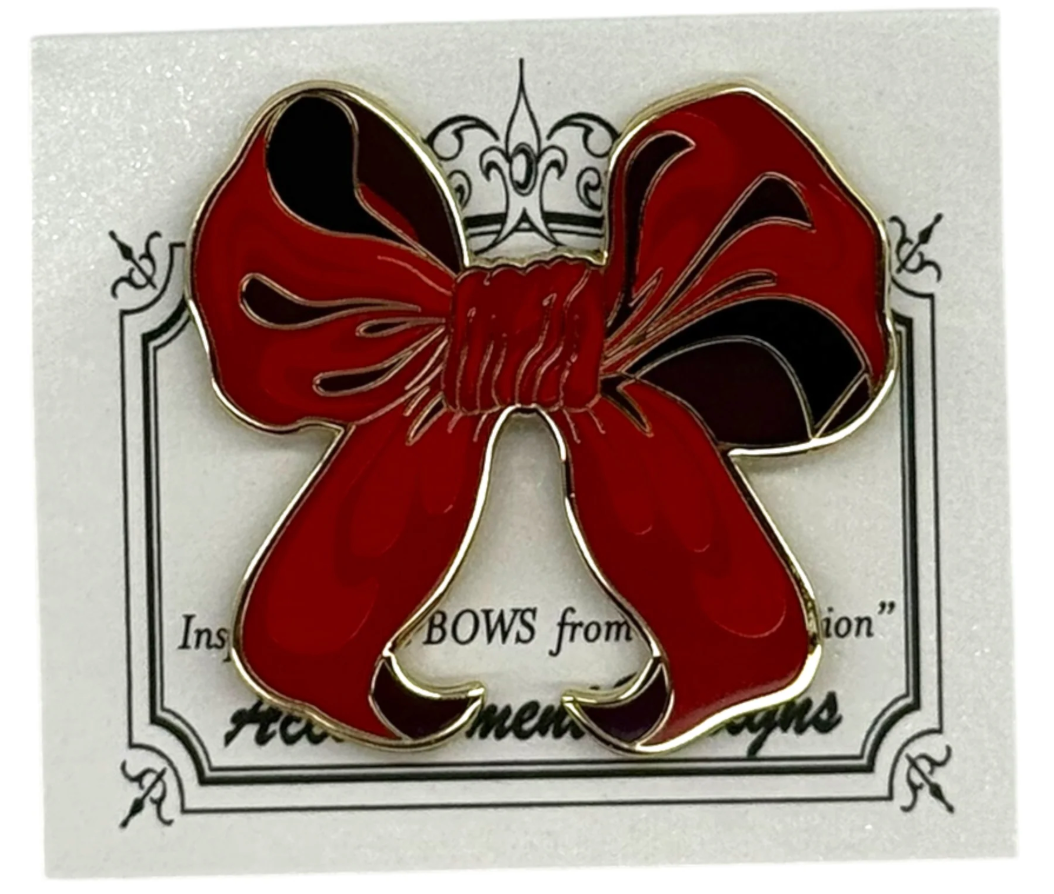 Large Red Bow Needleminder