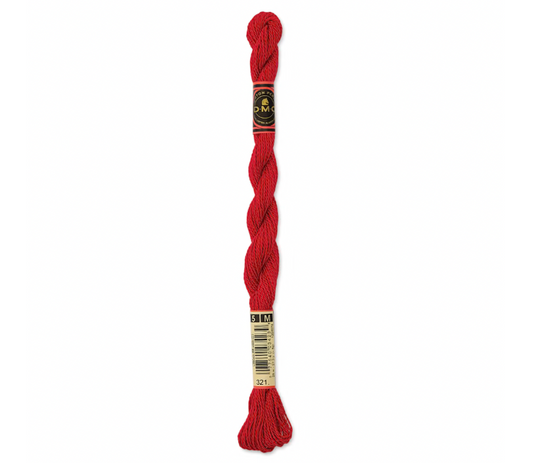 DMC Size 5 Pearl 321 Red