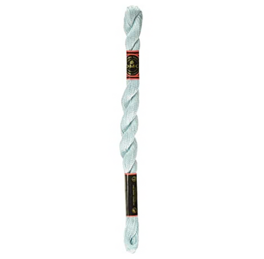 DMC Size 5 Pearl 747 Very Light Sky Blue