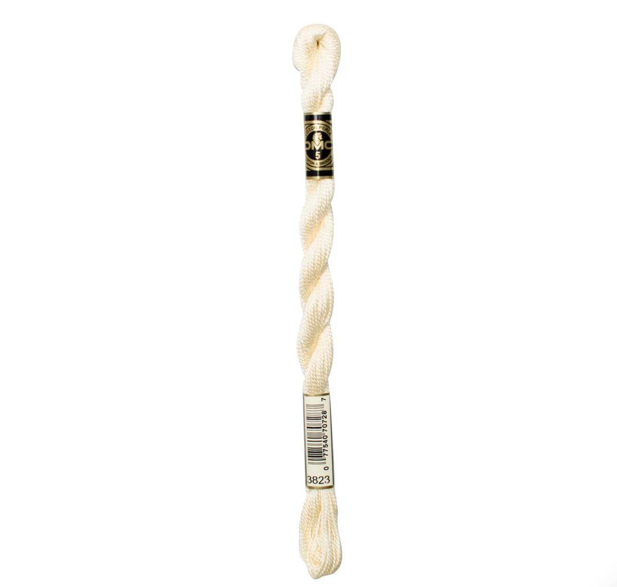 DMC Size 5 Pearl 3823 Ultra Pale Yellow