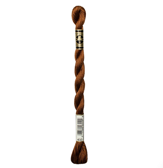 DMC Size 5 Pearl 433 Med. Brown