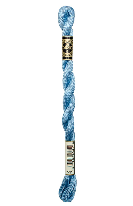 DMC Size 5 Pearl 519 Sky Blue
