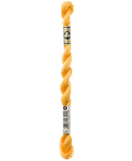 DMC Size 5 Pearl 725 Med. Light Topaz