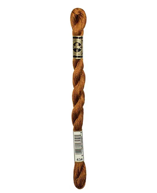 DMC Size 5 Pearl 434 Light Brown