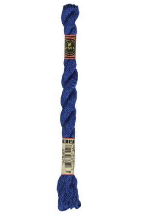 DMC Size 5 Pearl 796 Dark Royal Blue