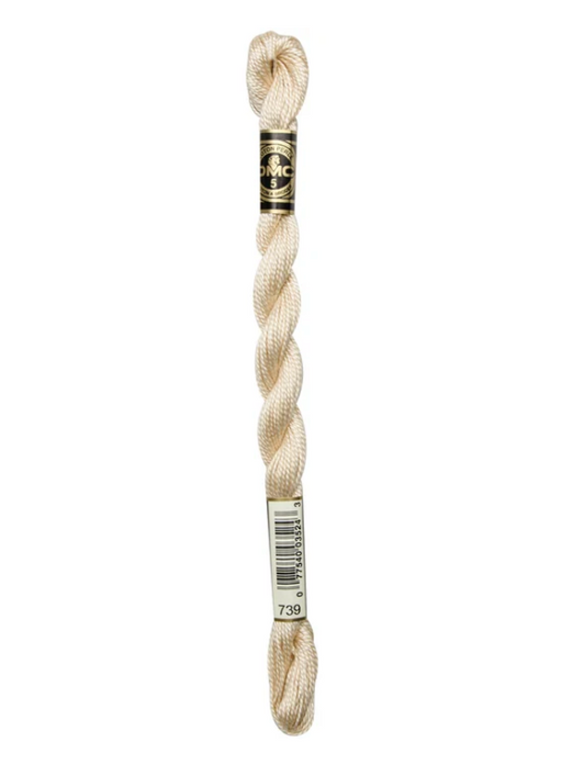 DMC Size 5 Pearl 739 Ultra Very Light Tan