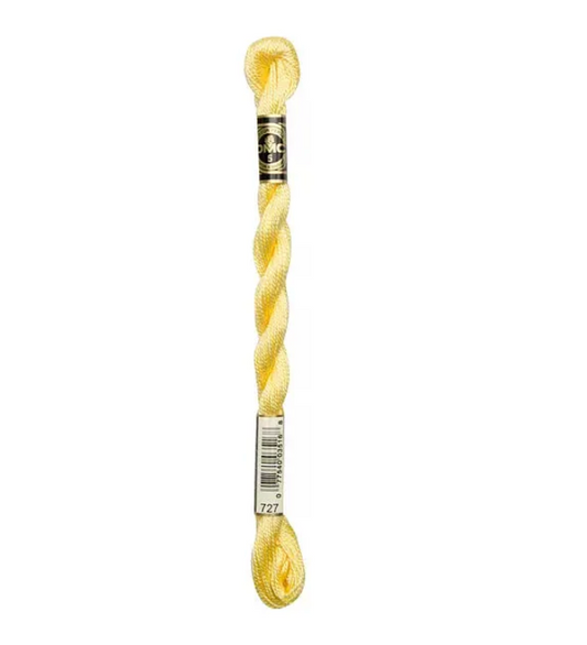 DMC Size 5 Pearl 727 Very Light Topaz