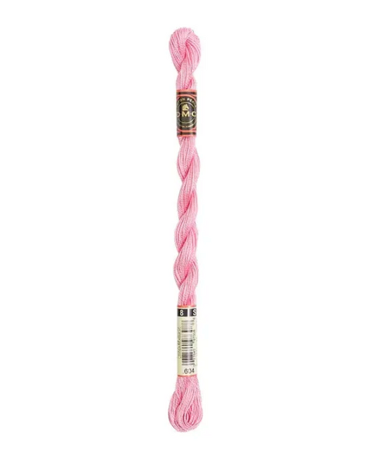 DMC Size 5 Pearl 604 Light Cranberry