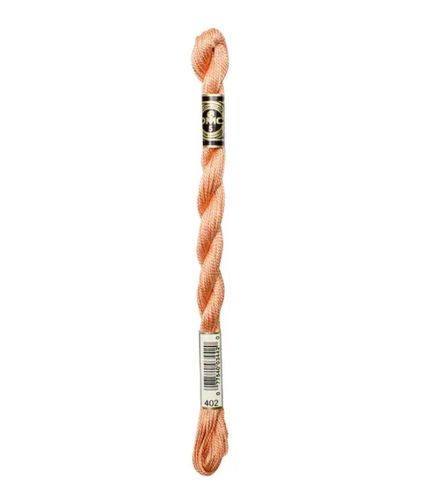 DMC Size 5 Pearl 402 Very Light Mahogany