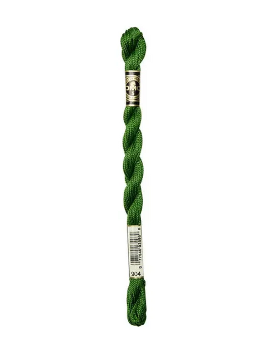 DMC Size 5 Pearl 904 Very Dark Parrot Green