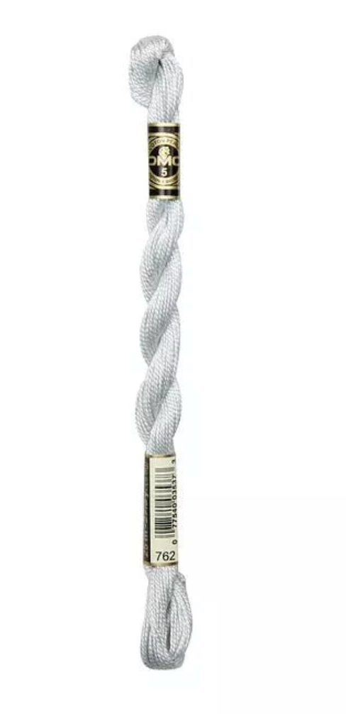 DMC Size 5 Pearl 762 Very Light Gray
