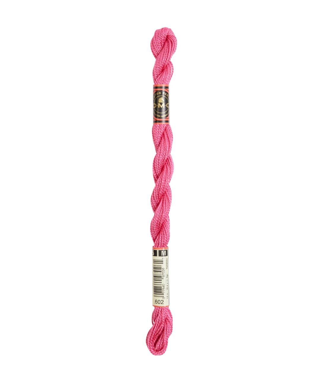 DMC Size 5 Pearl 602 Med. Cranberry
