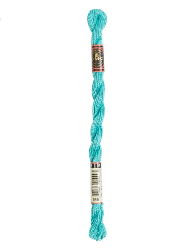 DMC Size 5 Pearl 959 Med. Seagreen