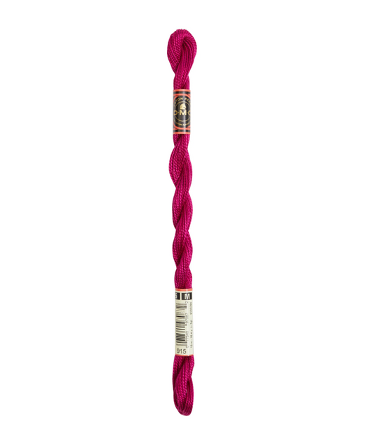 DMC Size 5 Pearl 915 Dark Plum