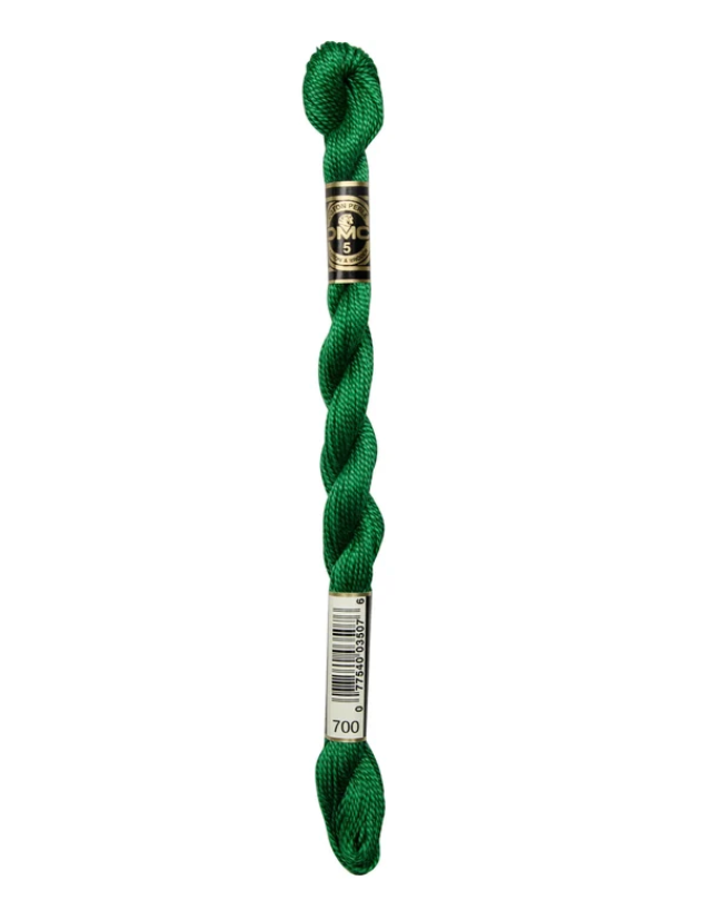 DMC Size 5 Pearl 700 Bright Green