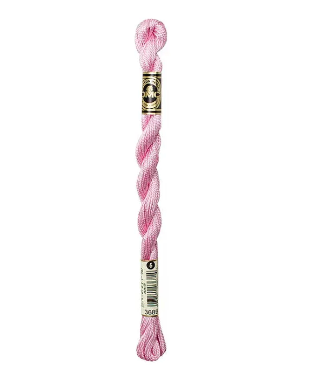 DMC Size 5 Pearl 3689 Light Mauve