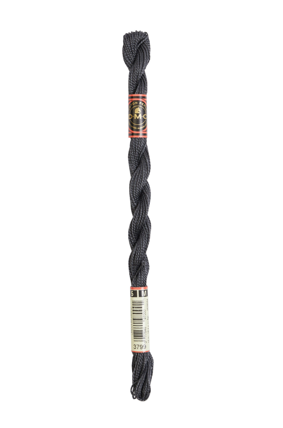DMC Size 5 Pearl 3799 Very Dark Pewter Gray