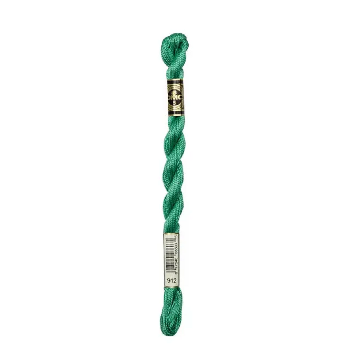 DMC Size 5 Pearl 912 Light Emerald Green