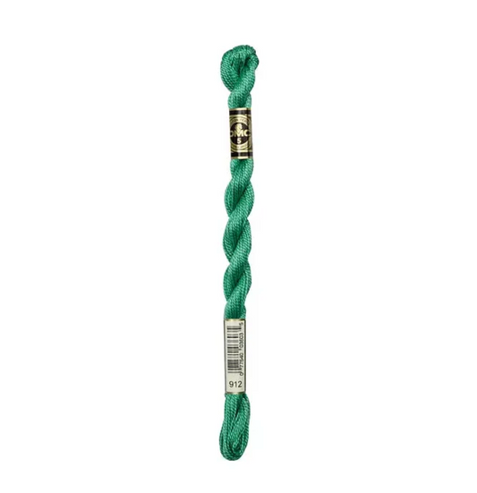 DMC Size 5 Pearl 912 Light Emerald Green