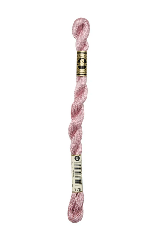 DMC Size 5 Pearl 778 Very Light Antique Mauve