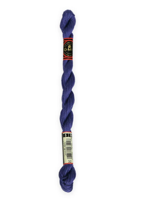 DMC Size 5 Pearl 32 Dark Blueberry