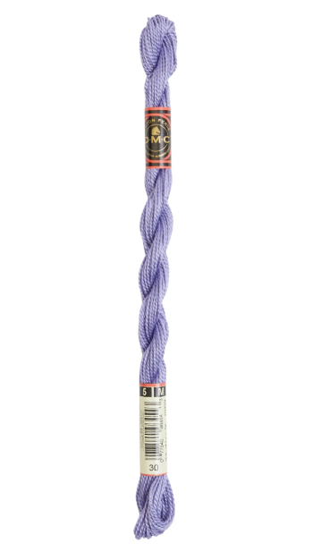 DMC Size 5 Pearl 30 Medium Light Blueberry