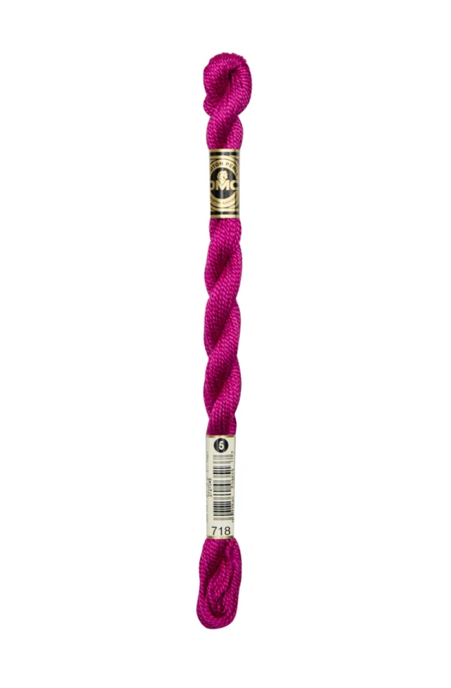 DMC Size 5 Pearl 718 Plum