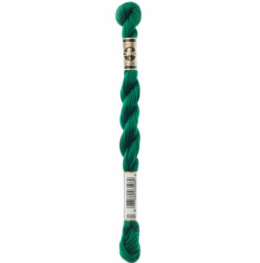 DMC Size 5 Pearl 699 Green